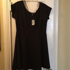 Black forever 21 skater dress